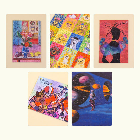 5 Mini Puzzles - Diversité - Minizz