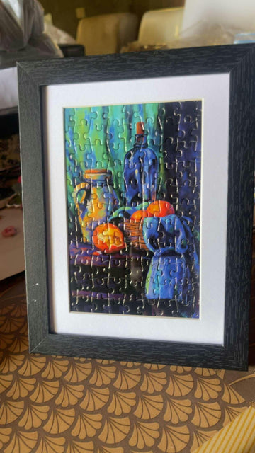 Photo client : mini puzzle Still Life Minizz encadré en décoration