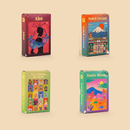 Les Abîmés : 4 mini puzzles 99 pièces différents, tirés au hasard - Minizz