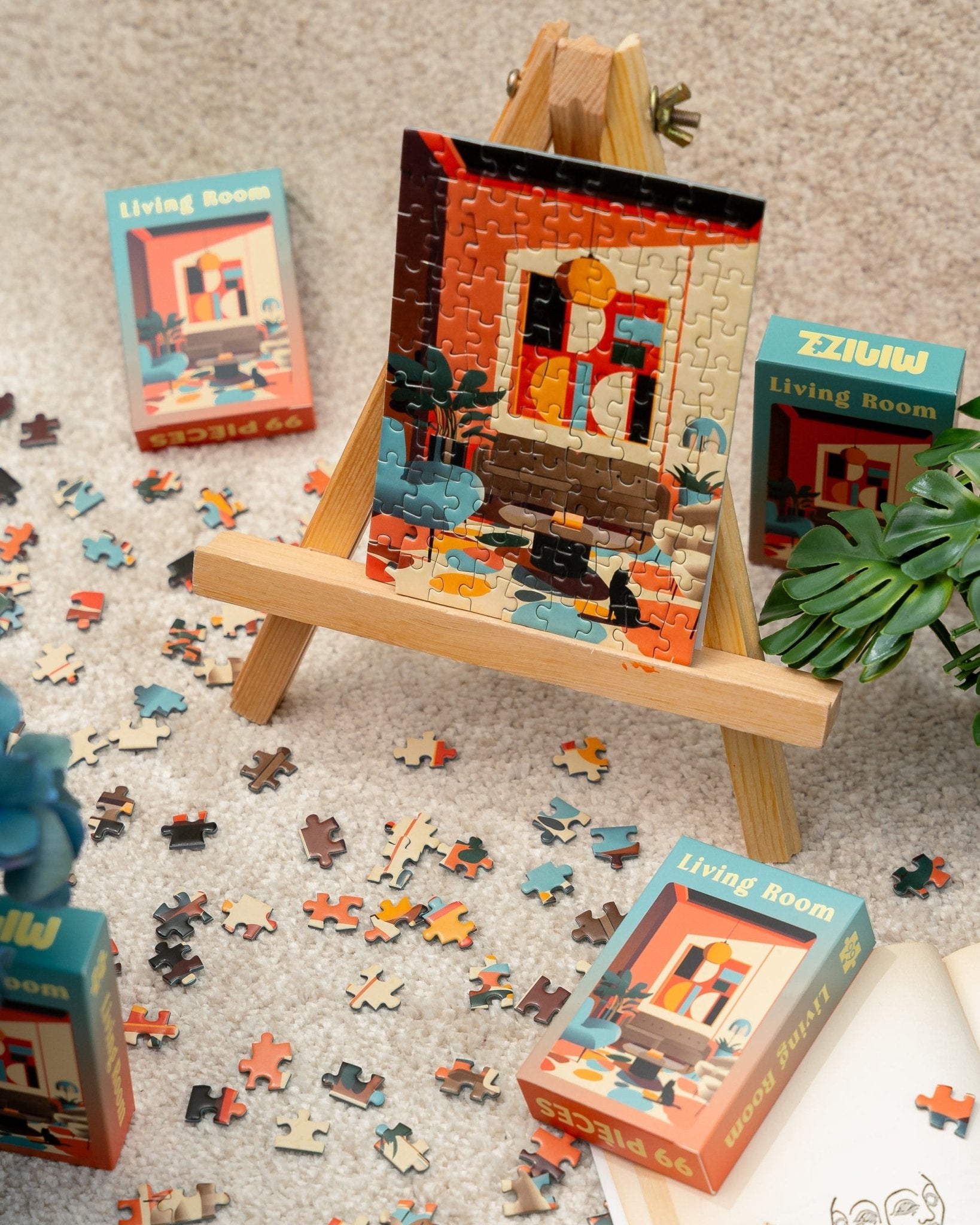 Living Room - Mini puzzle - Minizz