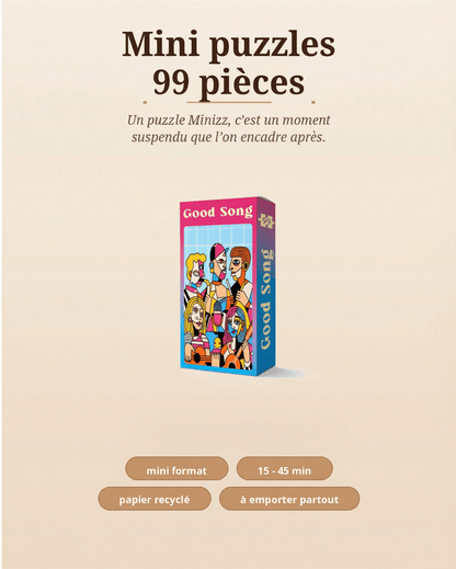 Mini puzzle - Good Song - 99 pièces - Minizz