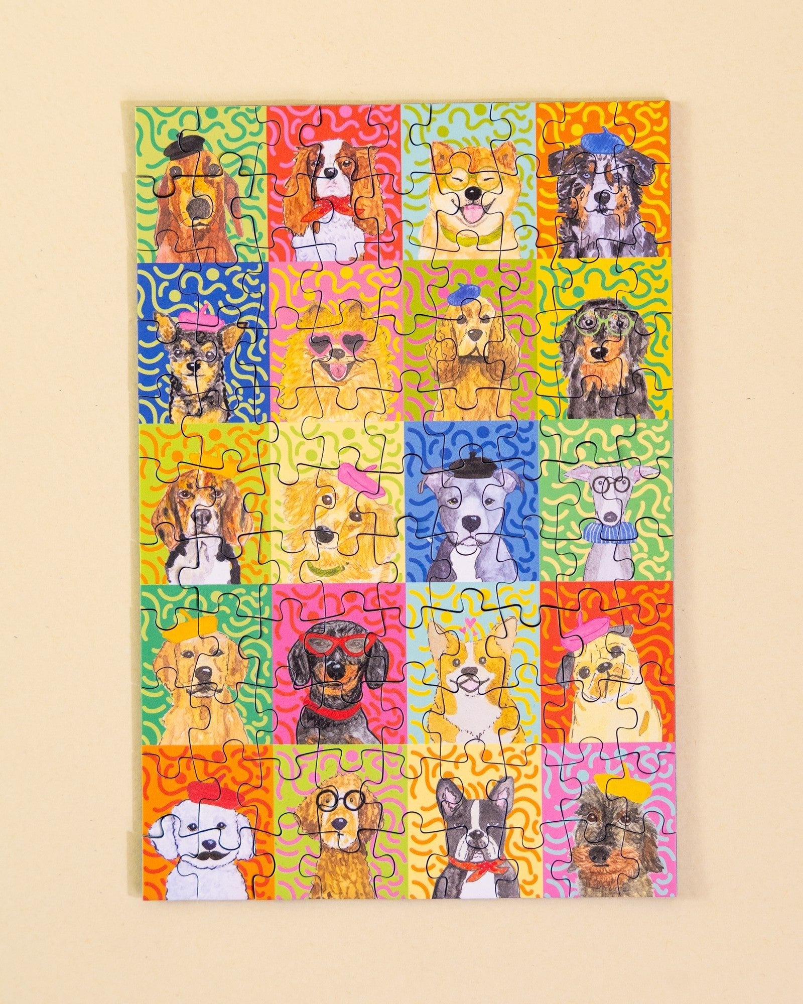 Mini puzzle - Les Chiens de Paris - 99 pièces - Minizz