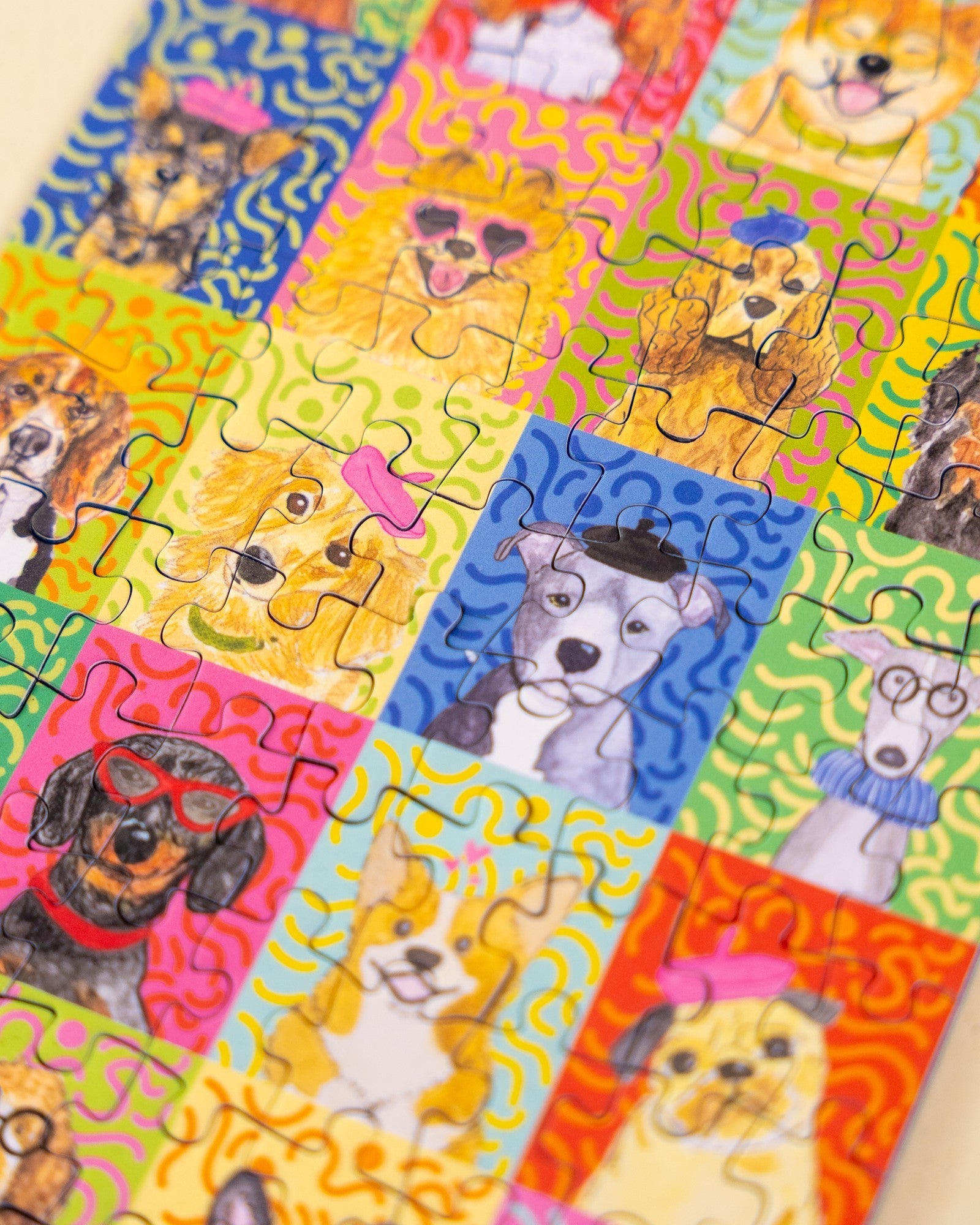 Mini puzzle - Les Chiens de Paris - 99 pièces - Minizz