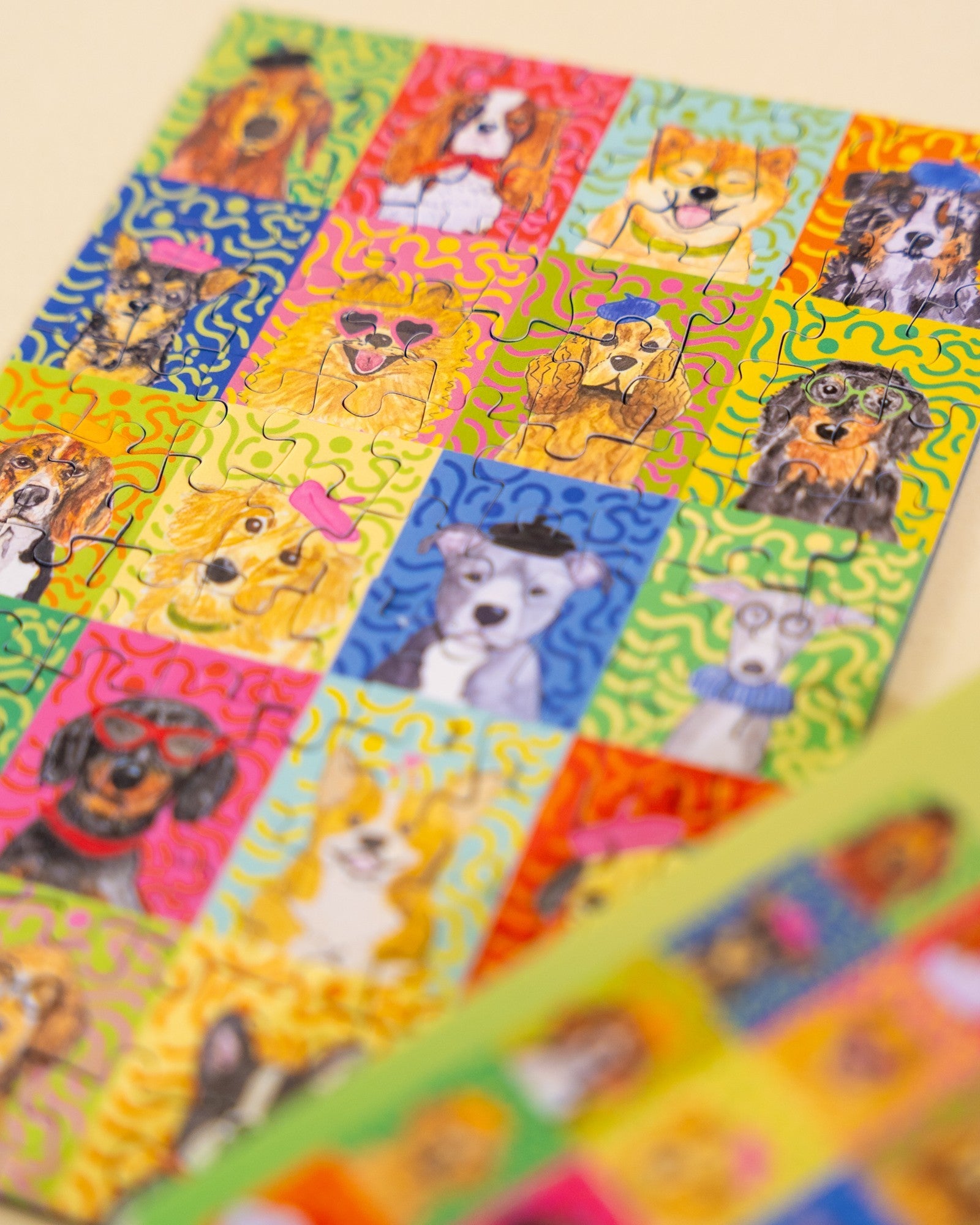 Mini puzzle - Les Chiens de Paris - 99 pièces - Minizz