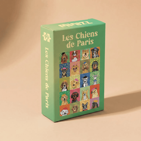 Mini puzzle - Les Chiens de Paris - 99 pièces - Minizz