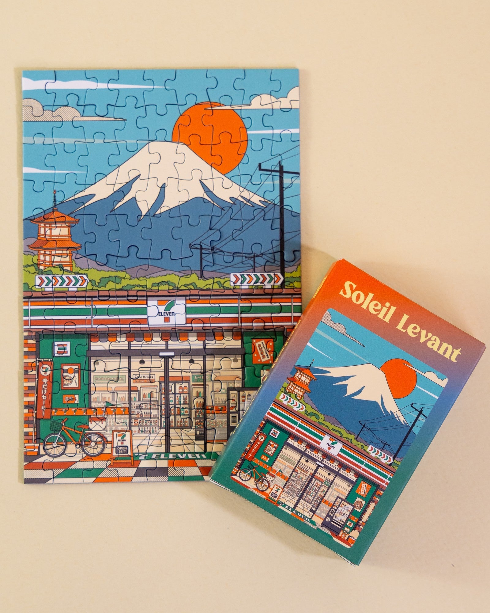 Mini puzzle - Soleil Levant - 99 pièces - Minizz