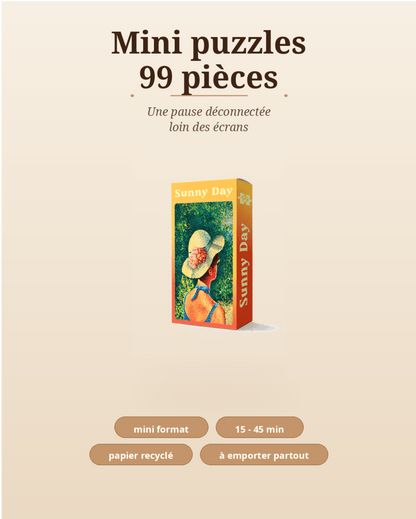 Mini puzzle - Sunny Day - 99 pièces - Minizz