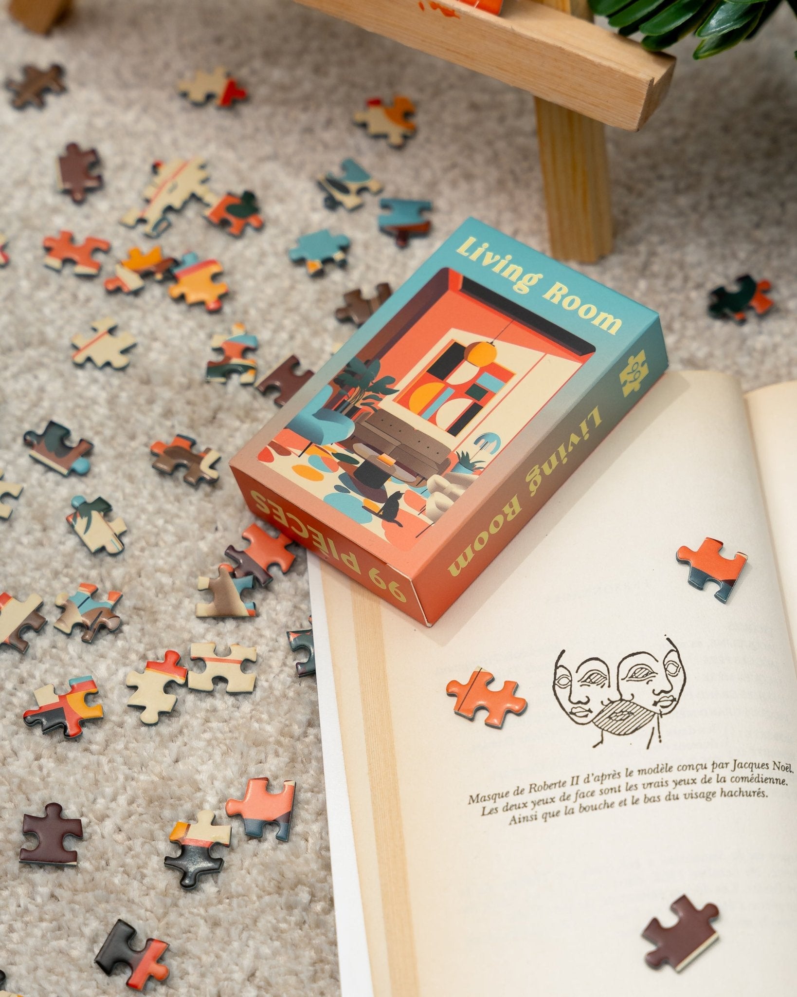 Pack Cosy Home : 3 Mini Puzzles 99 pièces | Pack Découverte - Minizz
