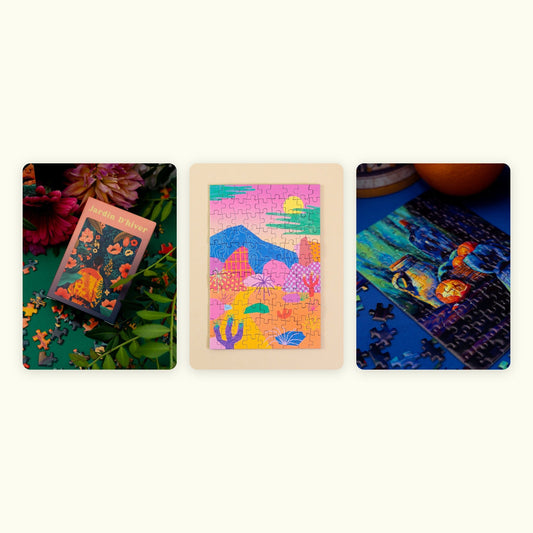 Pack Nature : 3 Mini Puzzles 99 pièces | Pack Découverte - Minizz
