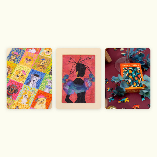 Pack Personnages Urbain : 3 Mini Puzzles 99 pièces | Pack Découverte - Minizz