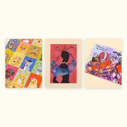 Pack Personnages Urbain : 3 Mini Puzzles 99 pièces | Pack Découverte - Minizz